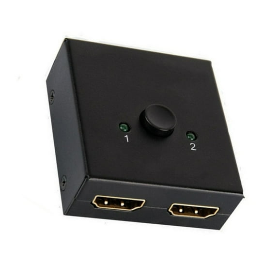 CIYISON BiDirectional HDMIs Splitter HDMIs Switcher Supports 4K 3840x2160 for TV Projectors Laptop Use Gold plate Connectors