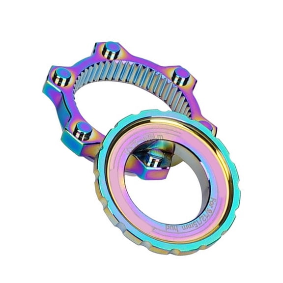 CIYISON Bicycles Center Lock Adapter with Lock Rings 6 Bolt Disc Brake Rotators Adapter