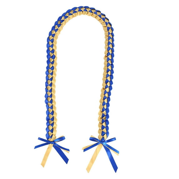 CIYISON Braided Ribbon Leis Adjustable Ribbon Necklace Graduation Ribbon Leis