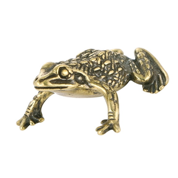 CIYISON Brass Frogs Statue Figurine Sculpture Decorative Objects Home Decoration