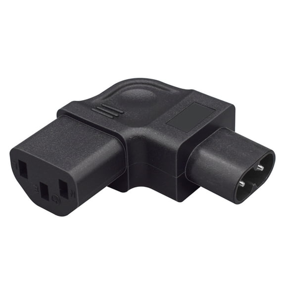 CIYISON C8 to C13 Power Adapter Cable Right Angle IEC Female Outlet for Home Electronics