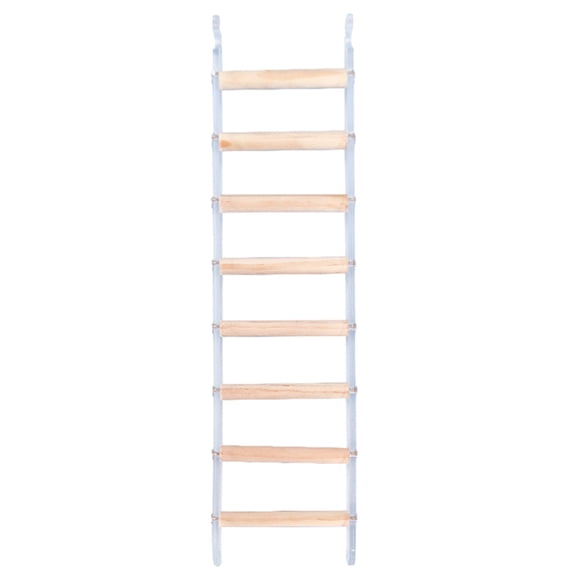 CIYISON Cage Toy Bird Perch for Small Medium Parrotss Wood Ladder Scratchers Rack