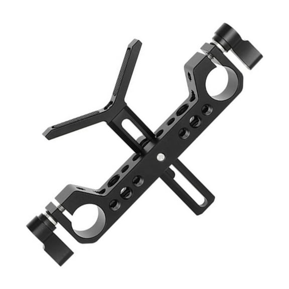 CIYISON Camera 19mm Y Shaped Lens Support Bracket Holder Height Adjustable For DSLR Sholuder Mount 19mm Rail Support Systems