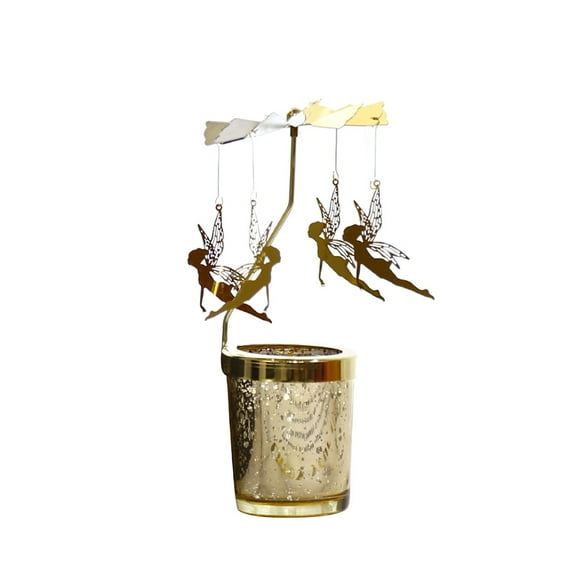 CIYISON Candlestick Candle Holder Metal Candle Holders Carousel Home Party Decor Gift