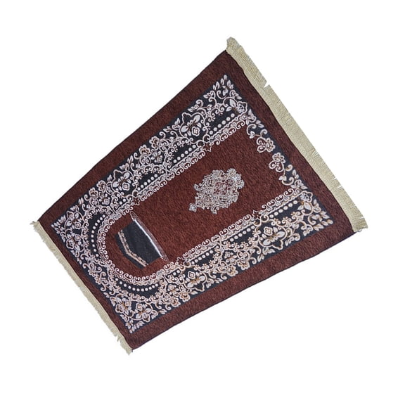 CIYISON Carpet Blanket Soft Prayer Rugs with Tassels Islamic Mat for Muslims Worshiping 80x120cm Lap Rugs Kneeling Carpet Decors