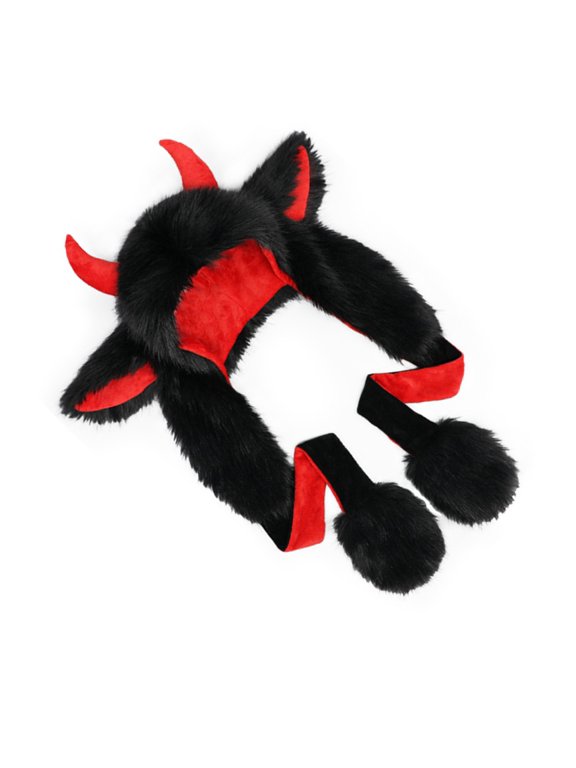 Cartoon Plush Yak Ear Hat Windproof Warm Hat Pullover Hat Coldproof Winter Hat