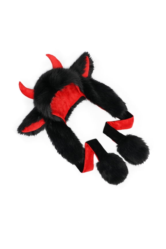 Cartoon Plush Yak Ear Hat Windproof Warm Hat Pullover Hat Coldproof Winter Hat