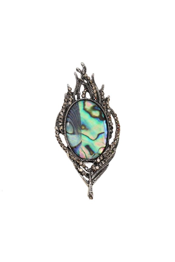 Cats/Feather Decorative Brooch Pin With Safety Lock Clasp Stylish Accessory Gift