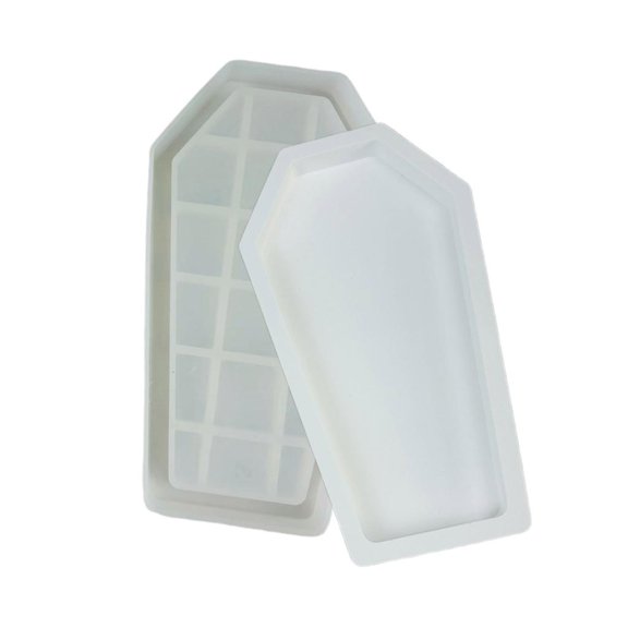 CIYISON Cement Coffin Box Silicone Mold Storage Tank Plasters Mould DIY Crystal Epoxy Resin Craft Casting Molds Decors