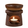 thumbnail image 1 of CIYISON Ceramics Essential Oil Burners Melter Aromas Diffuser with Tealight Candle Stand Set for Relaxing Home Decors, 1 of 10