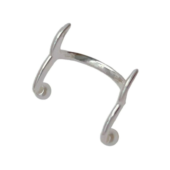 CIYISON Chic Nose Bridge Corrector Alternative Shape Nose Enhancer Delicate Nose Rings Nose Hoop Septum Rings Accessory