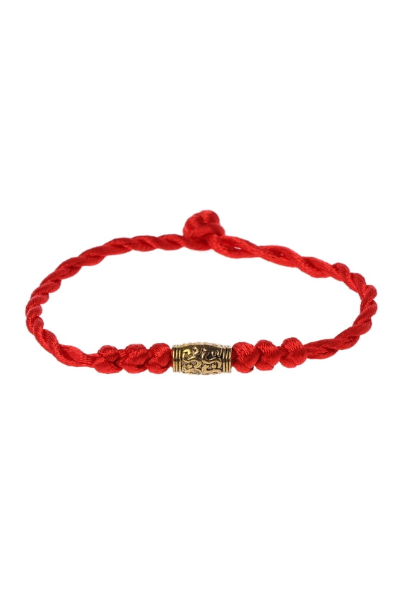 Chinese String Bracelet Braided Rope Adjustable for Tibetan Buddhist Prayer Prayer Bracelet