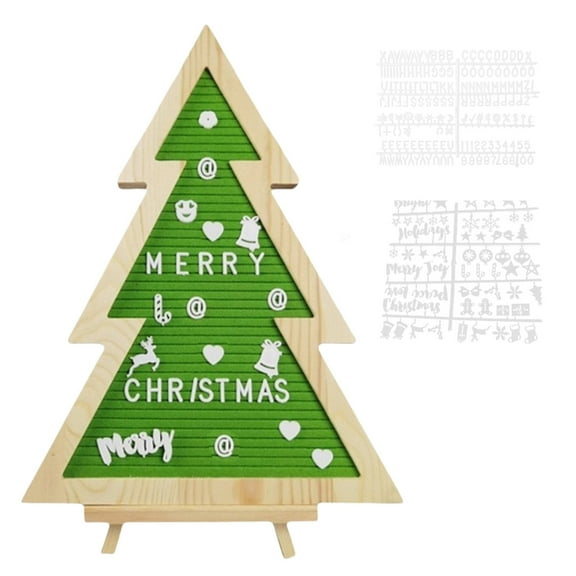 CIYISON Christmas Message Board with Customizable Letter for Holiday Greetings