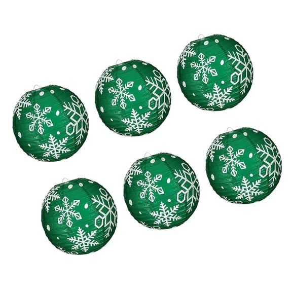 CIYISON Christmas Snowflake Paper Lanterns User friendly Holiday Homes Party Decorations