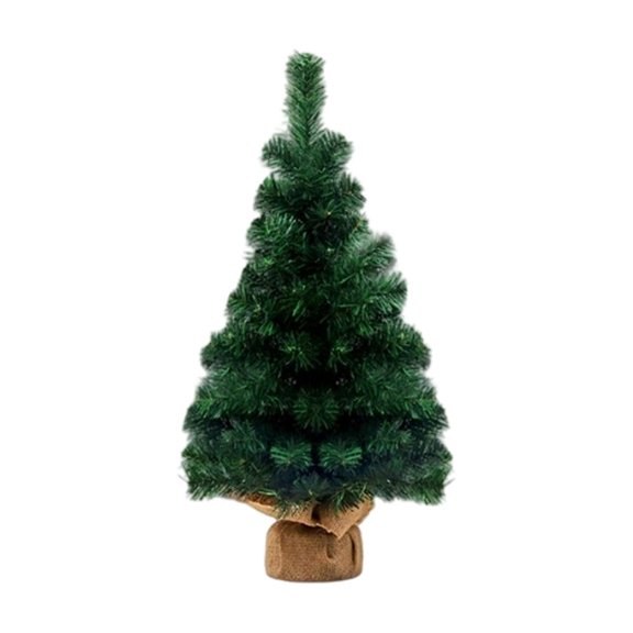 CIYISON Christmas Tree with Linen Base Desktop Decoration for Home Office Store Window