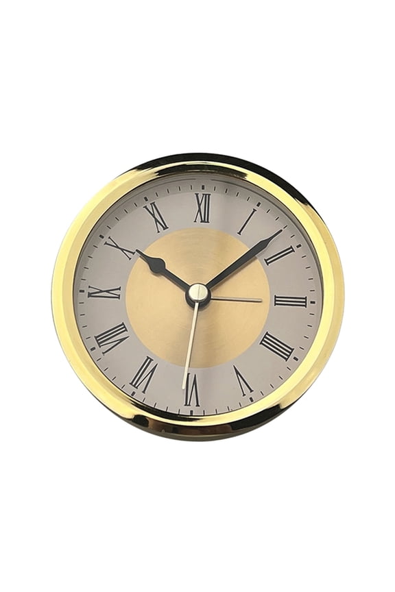 Classical Quartzs Alarm 89mm Clock Face Insert with Roman Numbers Clock Movement Watch Insert for Clock Replacement