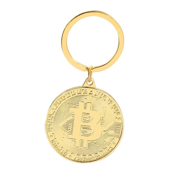 CIYISON Collectible Crypto Keychain Bitcoins Inspired Keyring Pendant Women and Men