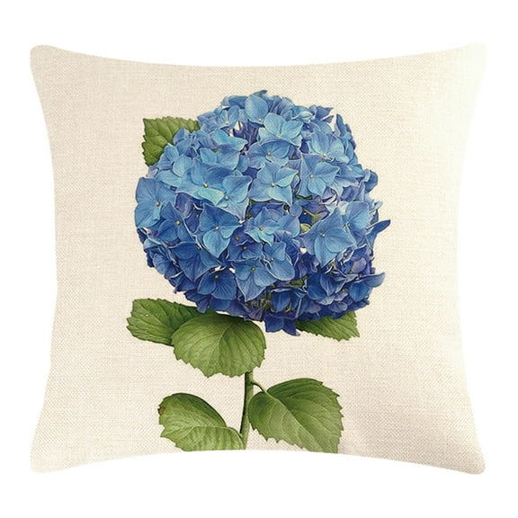 CIYISON Comfort Hydrangea Pillowcase Pillow Cover Decorative Throw Pillow Cover