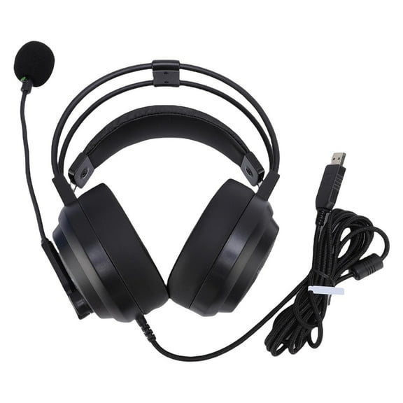 CIYISON Computer Headset With Detachable Microphone 25cm Adjustable Boom Noise Isolation