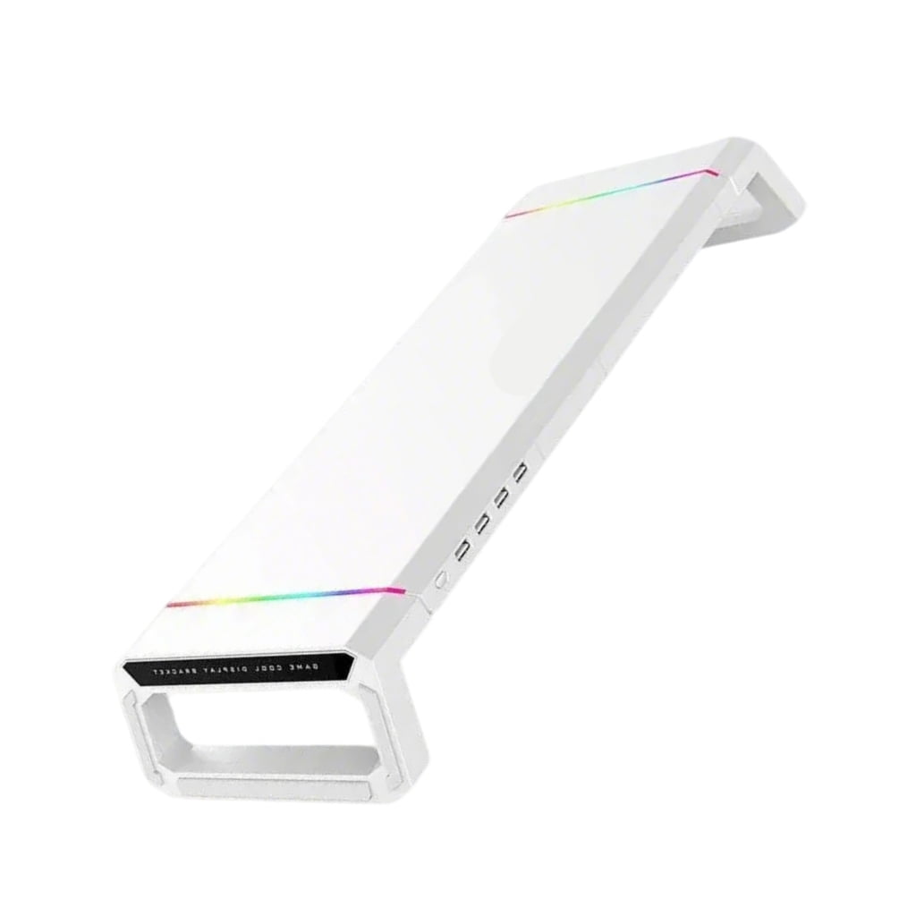 Led Stand Riser CIYISON Computer Monitors Stand Risers with USB Hub LED Light Foldable ...