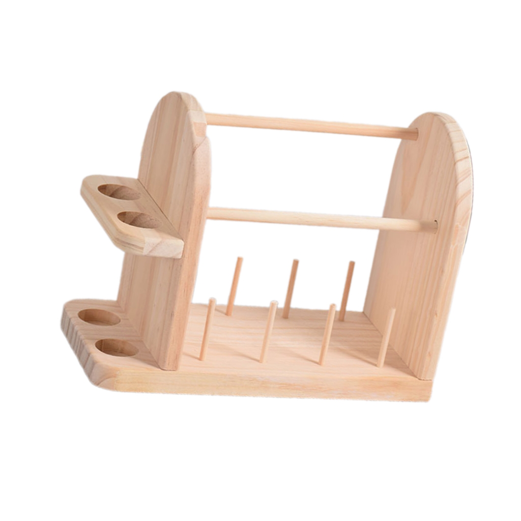 CIYISON Crochet Yarn Holder Knitting Needle Storage Rack Thread Rack ...
