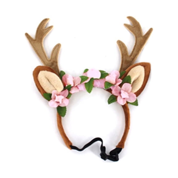 CIYISON Cat Dog Headband Antler Funny Headband for Festival Party