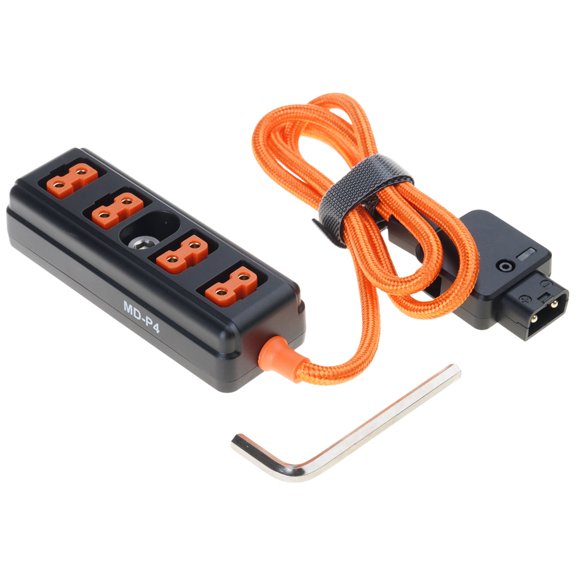 CIYISON D Tap Male To 4 Female Power Distribution Cable Power Splitter Adapter Cord For Film Production And Broadcasting Gear