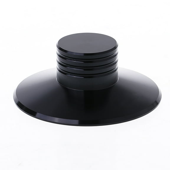 CIYISON Disc Stabilizer Record Weight Clamp for LP Vinyl Turntables Metal Disc Stabilizer Black/Silver Fits for Any Turntables