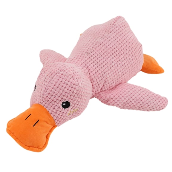 CIYISON Dog Chewing Toy Plush Quack Pet Dog Snuffle Toy Encouraging Foraging Skill