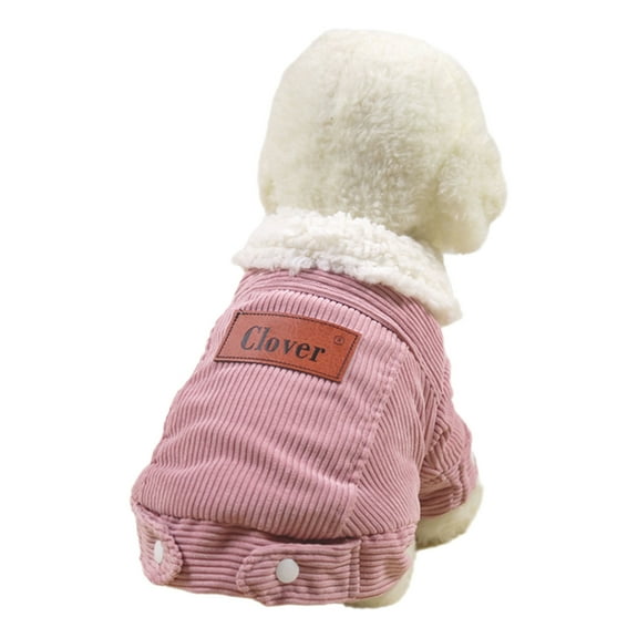 CIYISON Dog Warm Coat for Outdoor Activity Snap Button Dog Winter Clothes for Walking