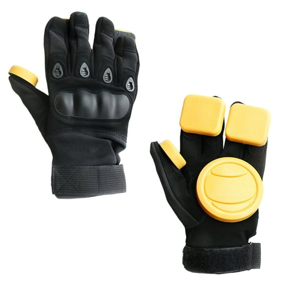 CIYISON Downhill Longboarding Skate Gloves Longboards Slider Skateboard Turn Gloves With Slider Unisex Skateboard Gloves
