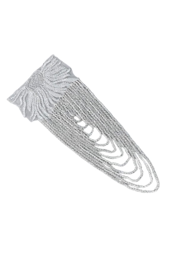 Durability Sequins Epaulet Tassels Chain Shoulder Embellishment Punk Epaulette