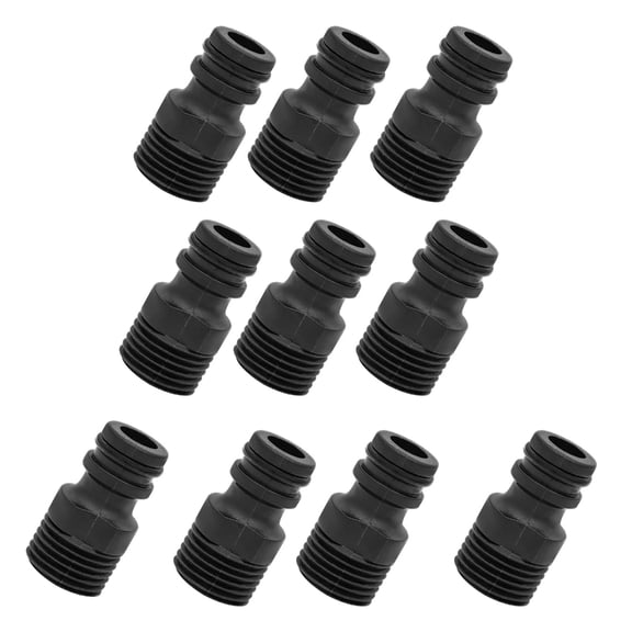 CIYISON Durable 1/2Inch Threaded Pipe Connectors Multipurpose Garden Hose Quick Connects Fittings with 1/2Inch Outer Thread