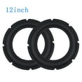 thumbnail image 1 of CIYISON Durable Rubber Speaker Foam Edge Surround Rings Subwoofer Surround Spare Parts, 1 of 9