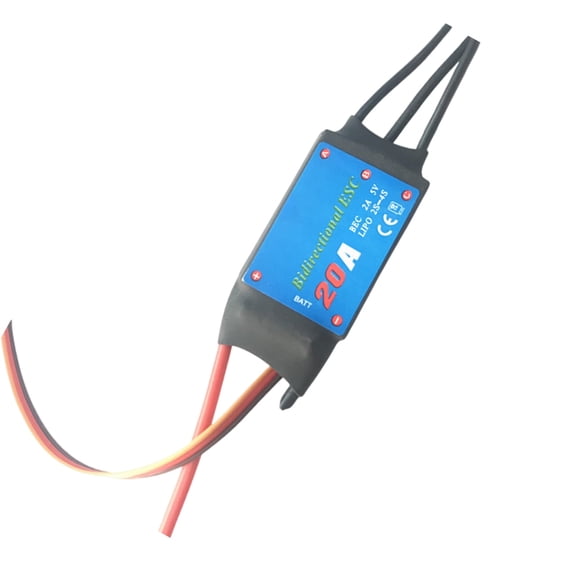 CIYISON ESC 20A/30A/40A/50A/60A/80A Brushless ESC Bidirectional Electronic Speed Controller for Remote Control Car Ship