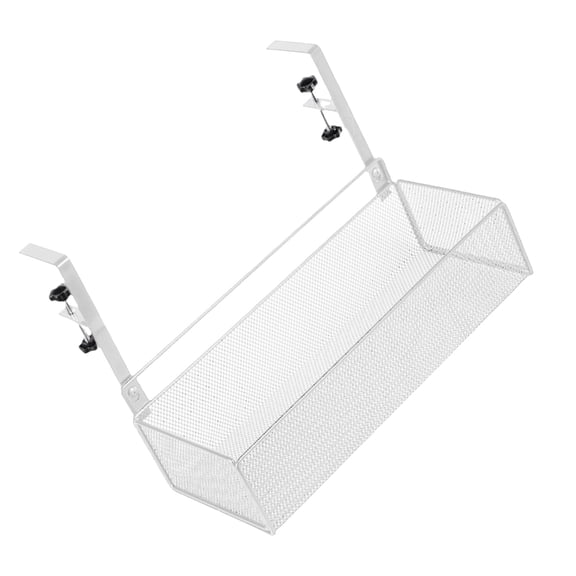 CIYISON Easy Install Desk Hanging Storage Bin Practical Desk Under Hanging Holder Baskets with Sections for Efficient Sorting