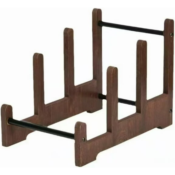 CIYISON Elegant 3Tier Vinyls Album Storage Rack Album Storage Rack for Records with Polishes Surfaces and Round Bar Design