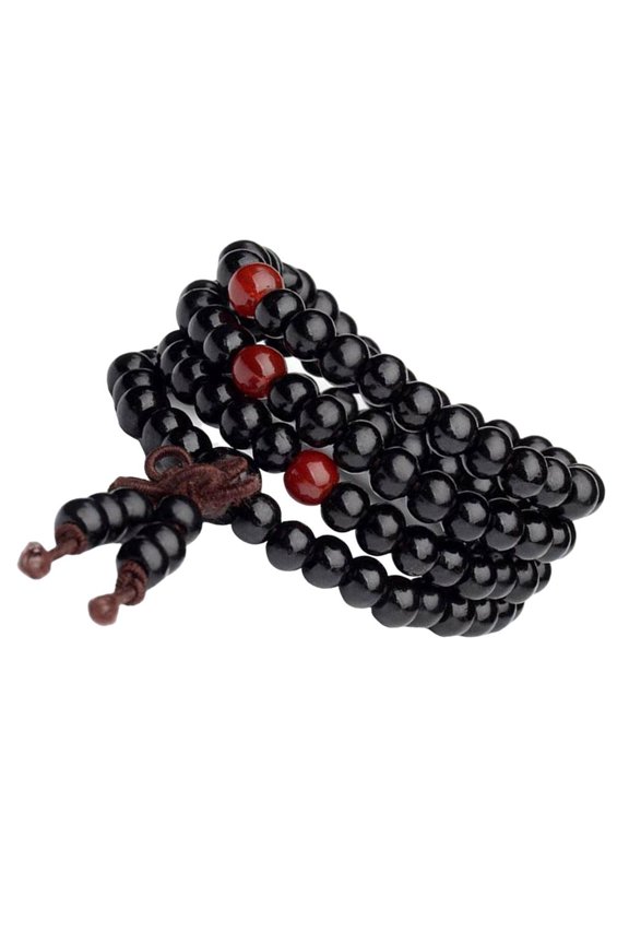 Elegant Sturdy Wood Bead Bracelet for Mindfulness and Relaxation Daily Use