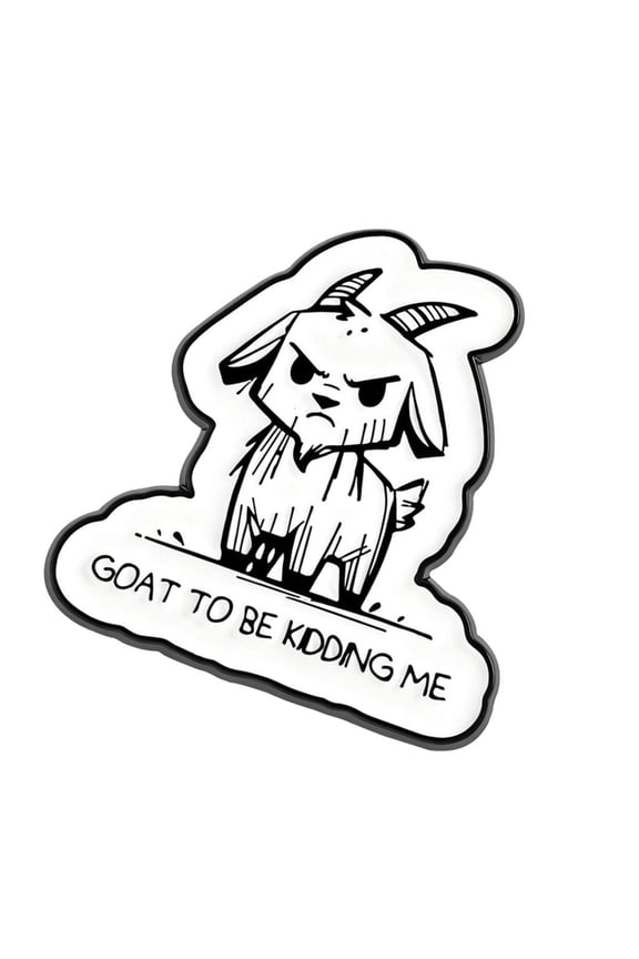 Enamel Goat Lapel Pin Backpack Lapel Badge Jewelry Clothing Accessory