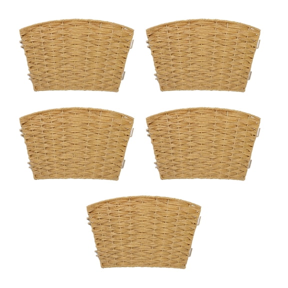 CIYISON Environmental friendly Tree Skirt Natural Wickerwork Material, Holiday Decoration Christmas Tree Basket Festive Charm
