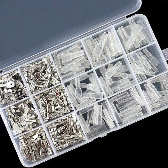 CIYISON Essential 2.8/4.8/6.3mm Wiring Connector Set Professional Connectors with Insulation Sleeves for Electrical Connection