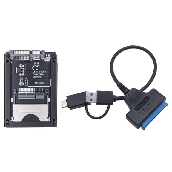 CIYISON External CFast Card Reader SATA3.0 22Pin Connection for PC and Laptop Hard Drive