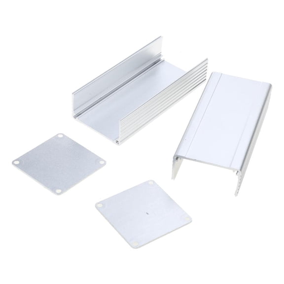 CIYISON Extruded Project Enclosure Metal Waterproof Electric Box Aluminum Power Amplifier Chassis 3.94x1.81x1.81in(LxWxH)