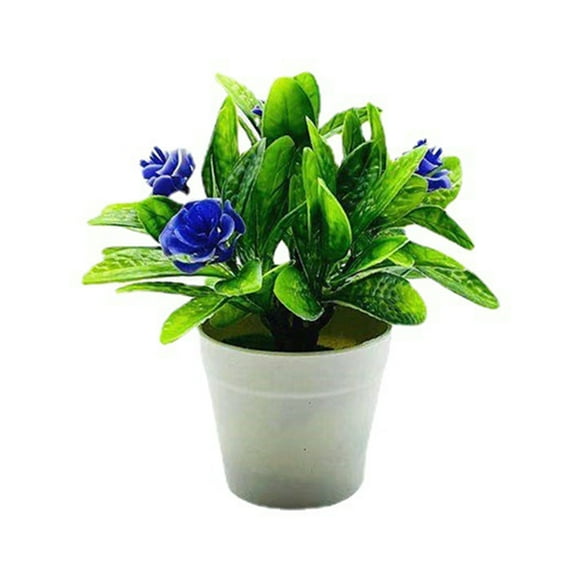 CIYISON Fake Plants Table Decor Plastic Artificial Flower for Desk Decoration Ornaments