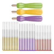 CIYISON Felting Starter Kits, Felt Needle Tool, Wool Felting Needle with Wooden Handle