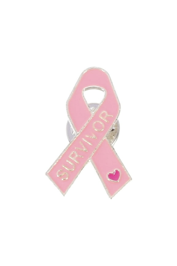 Feminine Breast Health Support Ribbon Brooch Decorative Clothes Pin for Women