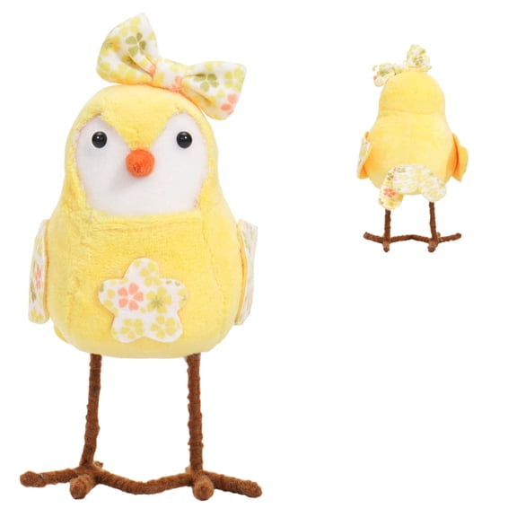 CIYISON Festive Easter Bird Ornament Blue Yellow Pink Party Decoration Home Shelf