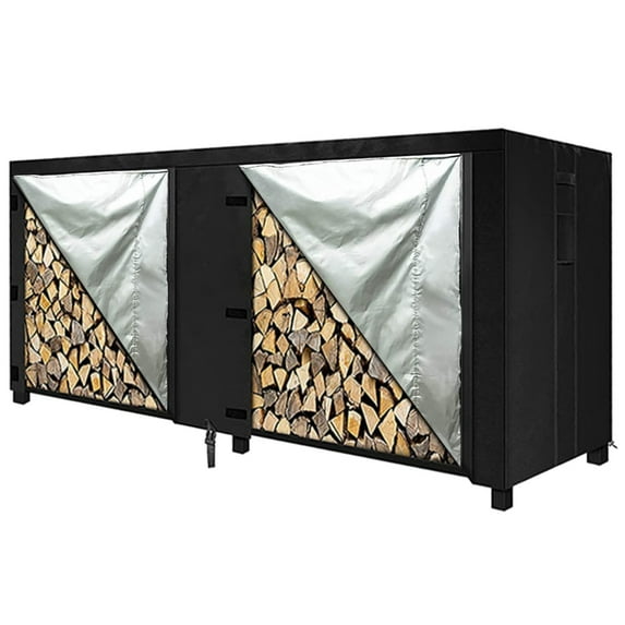 CIYISON Firewood Stand Cover Cloth Convenient Log Storage Solution Firewood Protector