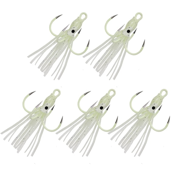 CIYISON Fishing Wobbler Artificial Baits Crankbait Lure Fishing Tackle Accessories Glow Soft Jig Squid Skirt Baits