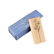 CIYISON Flowers Plants Wooden Stamps Blocks for Scrapbooking Art Crafts Making Supplies